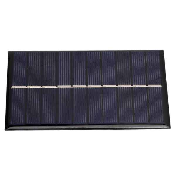 Mini solcellepanel 1.2W 5V polysilisium effektiv DIY for vannpumpe gatelys