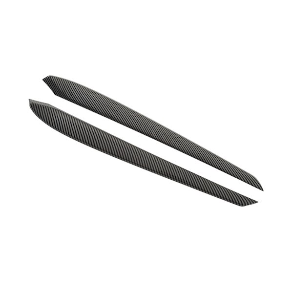 2 stk. ABS Karbonfiber Stil Innvendig Armlen Panel Deksel Trim Frontdør Panel Erstatning for Tesla Model 3