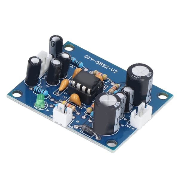 Forforstærkerkort PCB Enkelt Strøm Frontpanel Dobbeltpaneler 5x Forstørrelse 12V til 35V