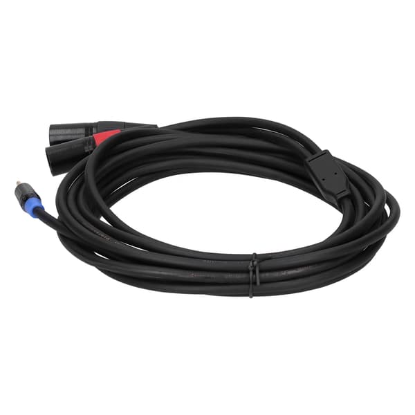 3,5 mm Stereo Han til Dobbelt 2 XLR Han Audio Converter Adapter Kabel 5M