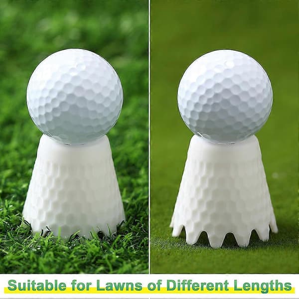 Minigolfsimulator-tees, holdbare golf-tees i plastik til at slå af måtter, tilbehør til indendørs udendørs simulatortræning, driving range 8 Piece