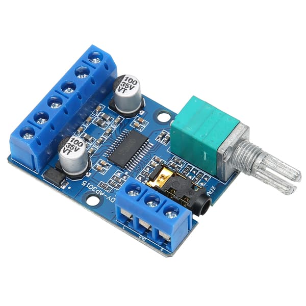 30Wx2 Stereo Digital Effektförstärkarkort DIY Modul Volymkontroll 12V 24V DYAP3015