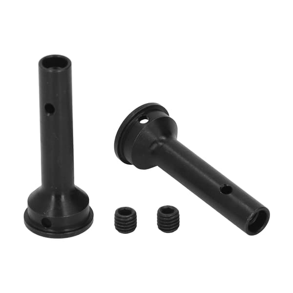 2 stk. CVD Aksler RC Hjulaksel Stål 8 mm Diameter 44,5 mm Længde til Arrma 1/7 1/8 Sort