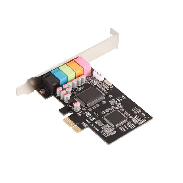 6-kanals stereo desktop lydkort lydsignalomformer med driver-CD