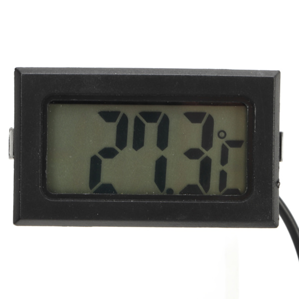 Digitalt termometer LCD-display vandtæt probe til inkubator temperaturmåler