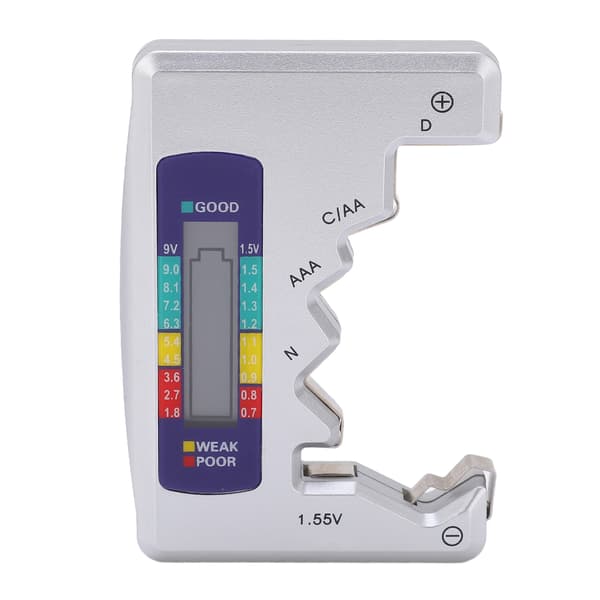 Digital Batteritestare 150mAh Portabel D N AA AAA Knappcellskapacitetsdetektor