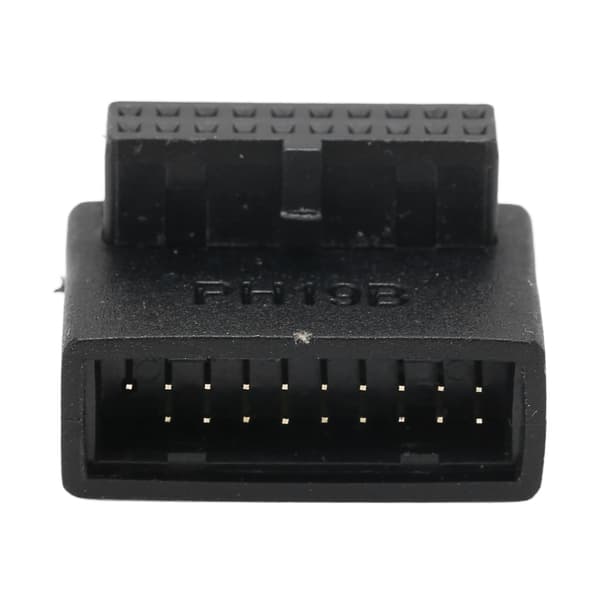 USB 3.0 Frontpaneladapter 90 Graders Vinkel 19Pin till 20Pin Header Typ B för PC Moderkort