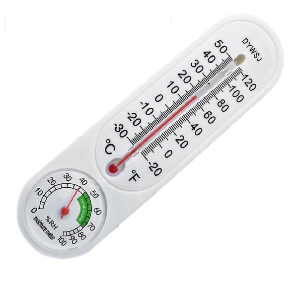 Väggmonterad termometer för inomhus utomhus hem trädgård plantering Fuktighetsmätare Temperaturövervakning mätverktyg