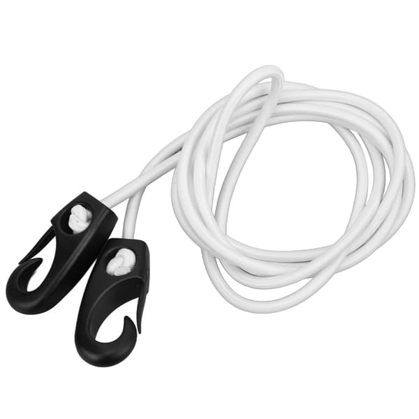 Kajak Bungee Stötdämpande Rep Elastisk Kanot Stretchrep Vit