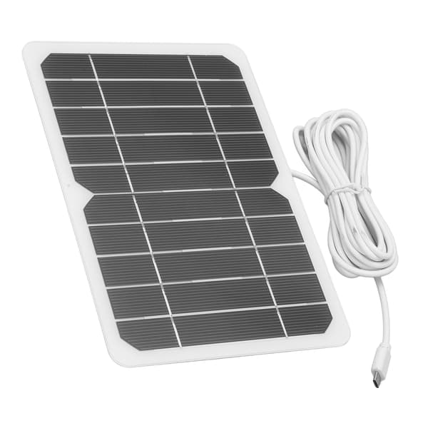5W 5V Micro USB Solcellepanel DIY Polysilisium Mobiltelefonlader
