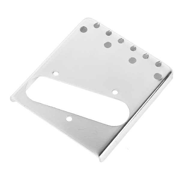 4-strängad gitarrsadelstallplatta Intonationsjustering Dekorativ elgitarrstallplatta GA393 Silver
