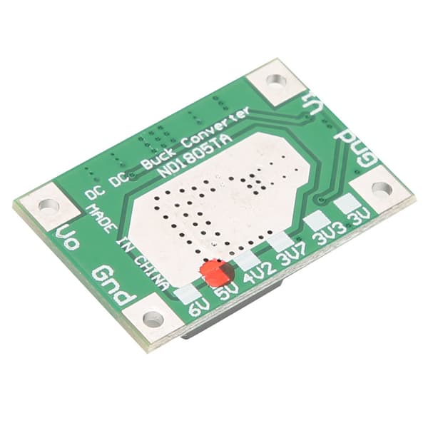 2 stk. Step Down Modul 5-18V til 3V 3.3V 3.7V 4.2V 5V 6V Motor Buck Converter ND1805TA