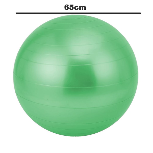 Yoga Smooth Ball För Fitness Träning Pilates Med Vikt Green 65CM