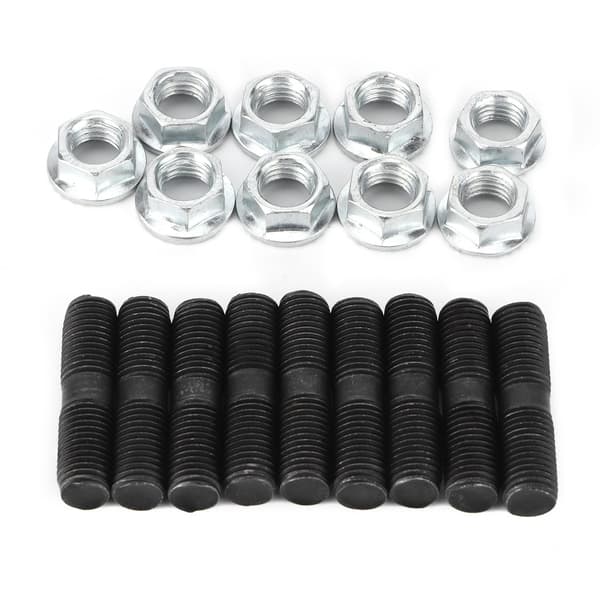 9 stk. M10x1.25 Turbo Studs Låsemuttersett Biltilbehør Passer til Mitsubishi