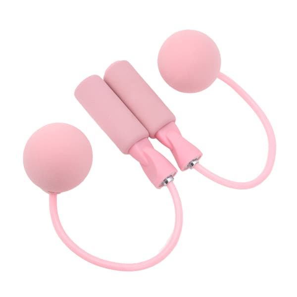 Trådløst sjippetov til fitnesstræning til mænd, kvinder og børn, pink
