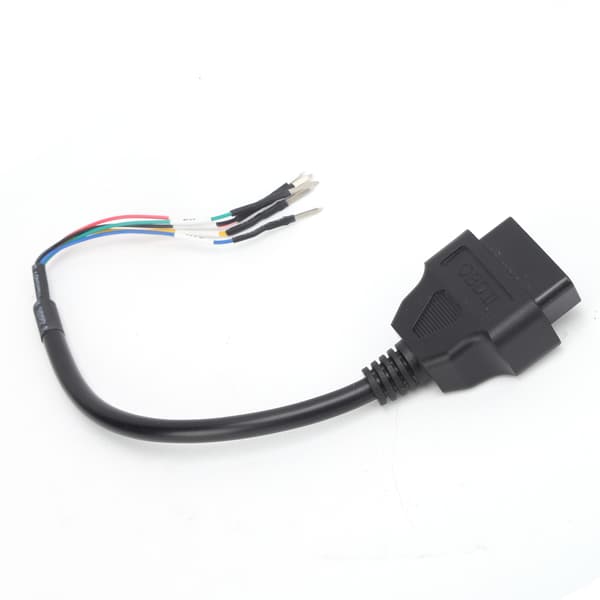 16-Pin Kabel Test Adapter Connector Universal OBD OBD2 Ledningsføring til Bil Motorcykel