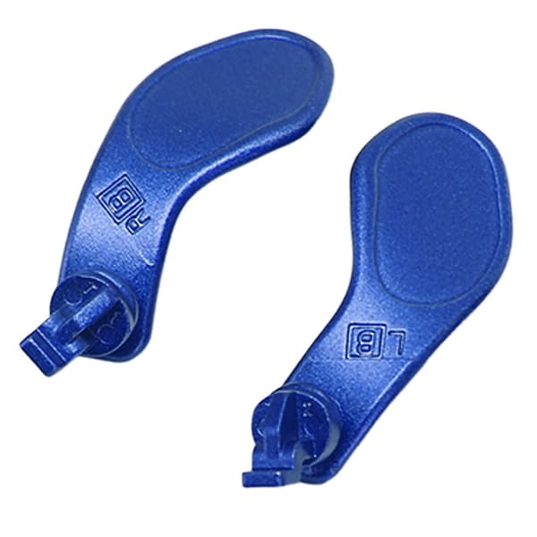 4 stk. Professionelle metal bagside padler udskiftningsknapper til PS5 Edge controller blå