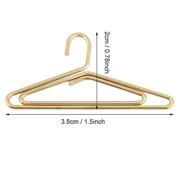 Hanger Shaped Paper Clips 12 Pcs Bookmark and Document Organizing Office Supplies