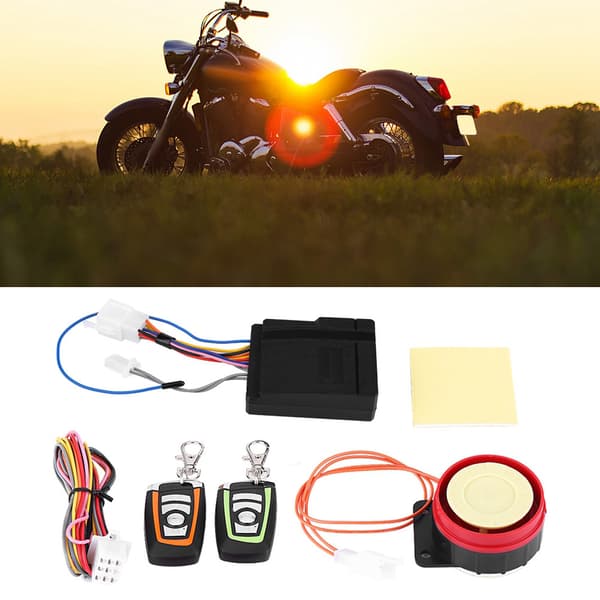 Motorcykel Stöldskydd Säkerhetslarm System Fjärrkontroll