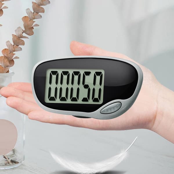 3D Digital Præcis Skridttæller med LCD Display Clip til Mænd Kvinder Børn
