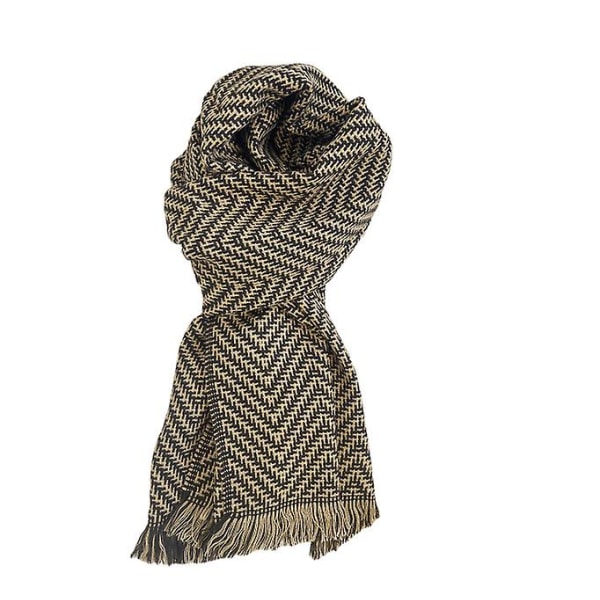 Halsdukar Herr Dam Scarf Vinter Scarf Varm Faux Cashmere Scarf Förtjockad Scarf Sjal Hals Lång Scarf