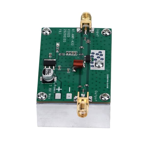 Effektförstärkarkort Högfrekvent RF 433MHz 8W Digital Modul Elektronisk Komponent
