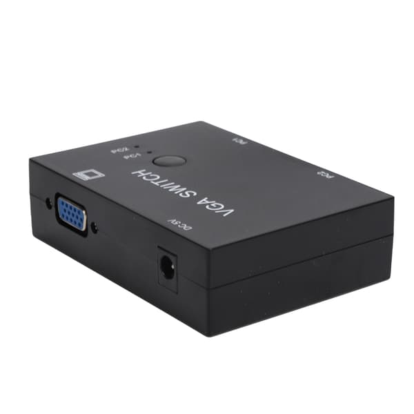 VGA Switcher 2 Input 1 Output Multi Computer Host Converter 2 Værter 1 Skærm