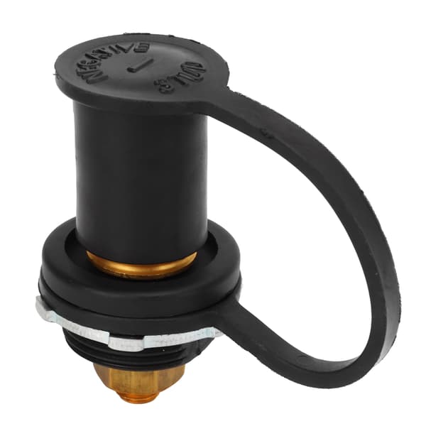 Farvekodet 250A 3/8in Batteriterminal Stud Connector med Hætte til Biler RV'er Både Sort Negativ