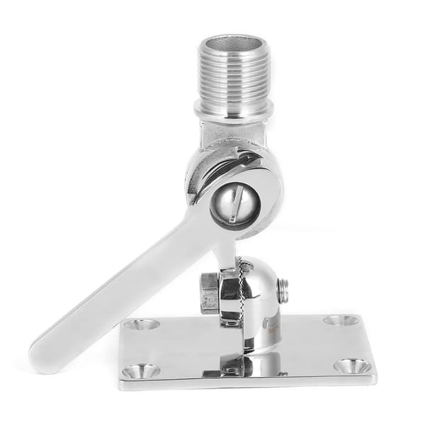 Marine VHF Antenne Justerbar Base Beslag Holder i Rustfrit Stål