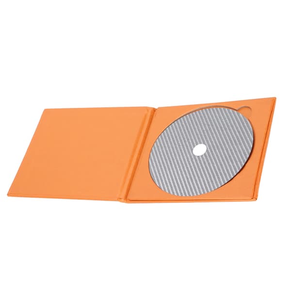 Kulfiber CD DVD Stabilisator 0,2 mm Tuning Måtte til Topbakke Afspiller Hvid