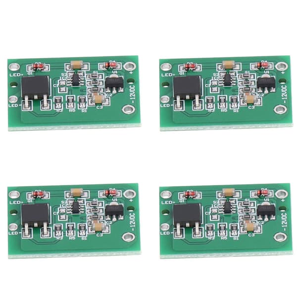 10 stk. 12V Kapacitiv Touch Switch Knap Jog Latch Modul LED Lys Patches