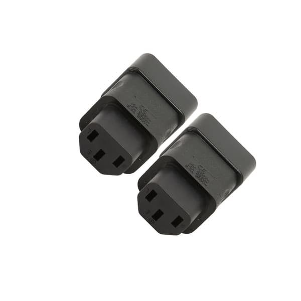 2 STK IEC320 C20 til IEC320 C13 Strømadapter Plug and Play for UPS PDU Server Socket