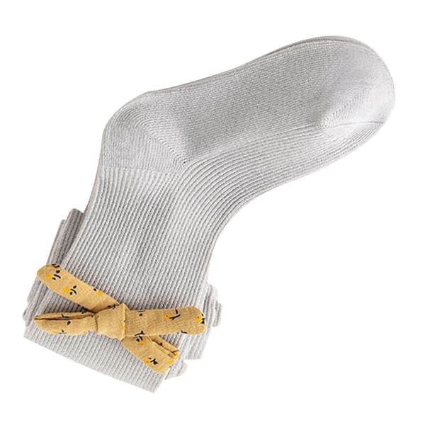 Barn Enfärgad Rosett Varma Tights för Flickor Daglig Dans Grå L Längd 95-105cm 37.4-41.3in