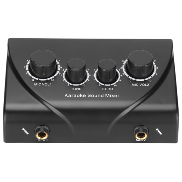 Karaoke Front Effector Kompakt Bærbar Digital Linjemikser DJ Musikk Scene KTV Rom US Plug 100‑240V