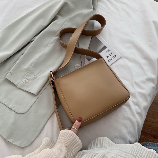 Casual olkalaukku Crossbody Simple Crossbody Bag Khaki)