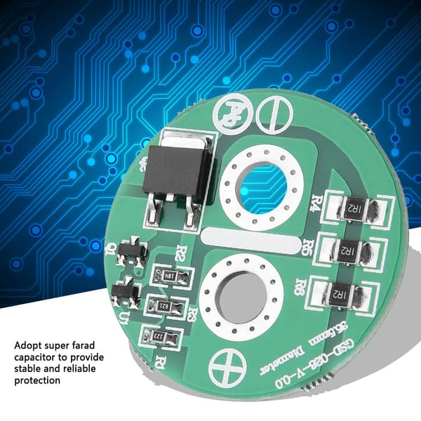 Super Farad Kondensator Lithium Batteri Beskyttelse Balance Board 2.5V Spændingsgrænse PCB