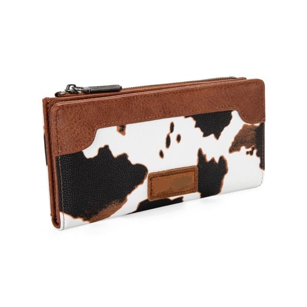Punge til kvinder Slank Bifold Kreditkortholder, B-brun, Chic