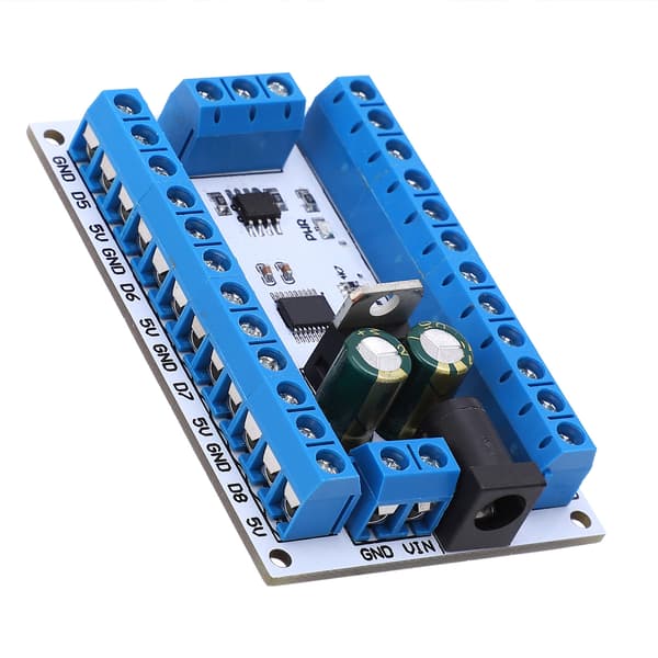 8-kanals R4DCB08 RS485 sensor modulkort for papirløs opptaker PLC 6-24V