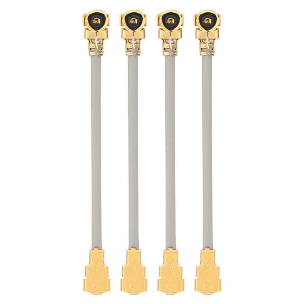 4 stk. IPEX hun til hun netværksforlængerledning adapterkabel 3 cm