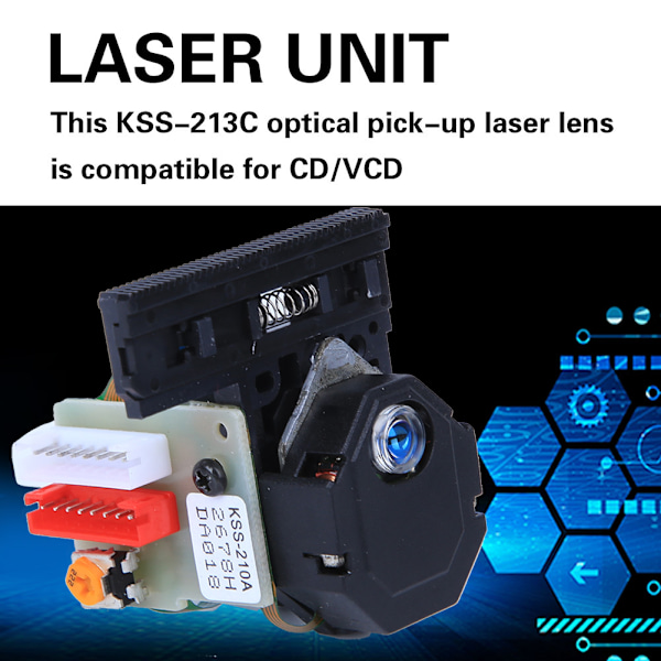 KSS 210A Optisk Pickup Laserlinse til CD VCD Mekanisme Udskiftningsdele