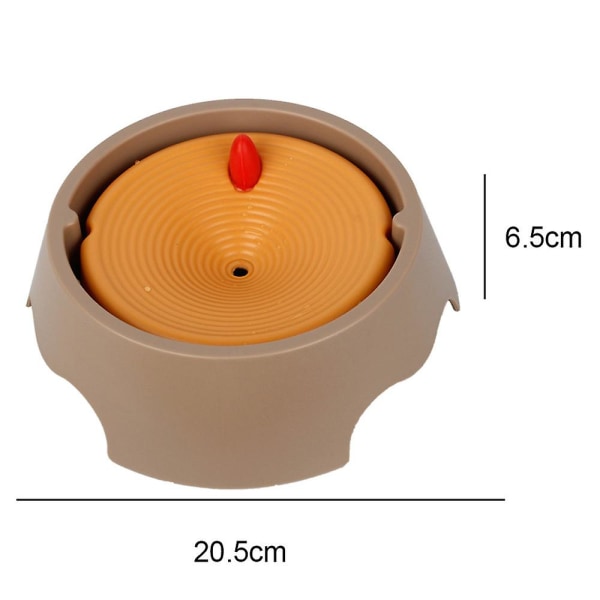Ikke-våd mundvandsskål Flydende vandskål Stænksikker Anti-våd Chin Cat Dog