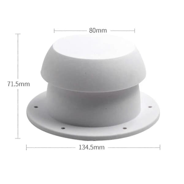 Ventilatorvifte Bobil Tak Ventilasjonhette (Hvit)-God