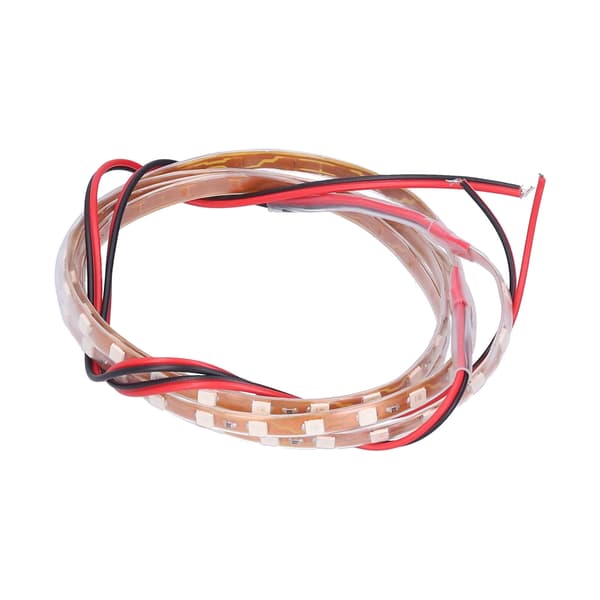90 cm LED-strip 90 Lampechips Rød Ambient Belysning 12V Universal til Bil Motorcykel