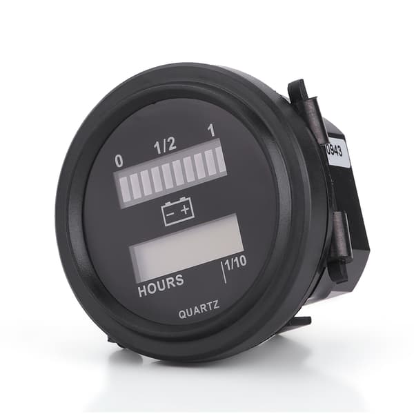 12V/24V/36V/48V/72V LED Digital Batteriindikator med Timetæller til Golfvogn