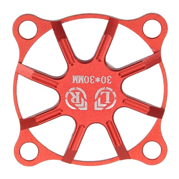 30x30mm Rød Aluminium Legering RC Bil ESC Køleventilator Dæksel til Elektrisk Motor