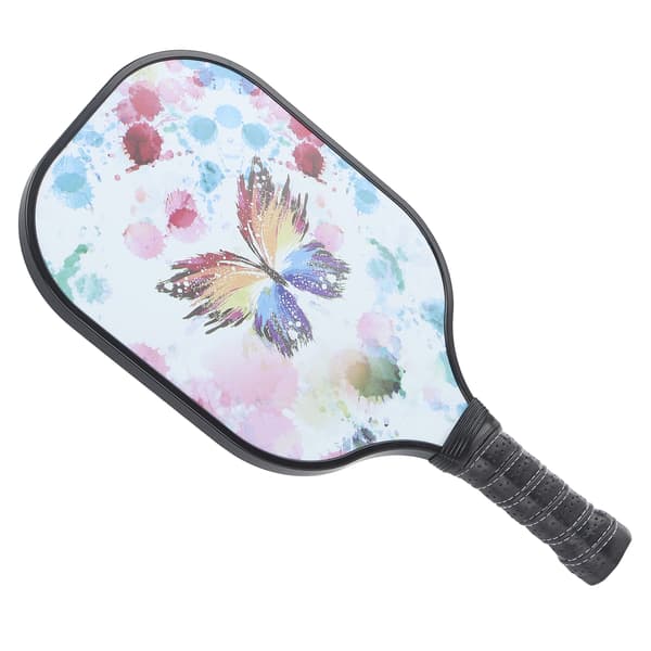 Kulfiber Pickleball Paddle Sæt med 1 Paddle 2 Bolde til Indendørs Udendørs Konkurrence