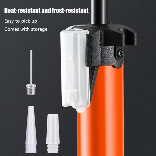 Cykelpump med Mätare 160 PSI Högtryck Luftboll Inflator
