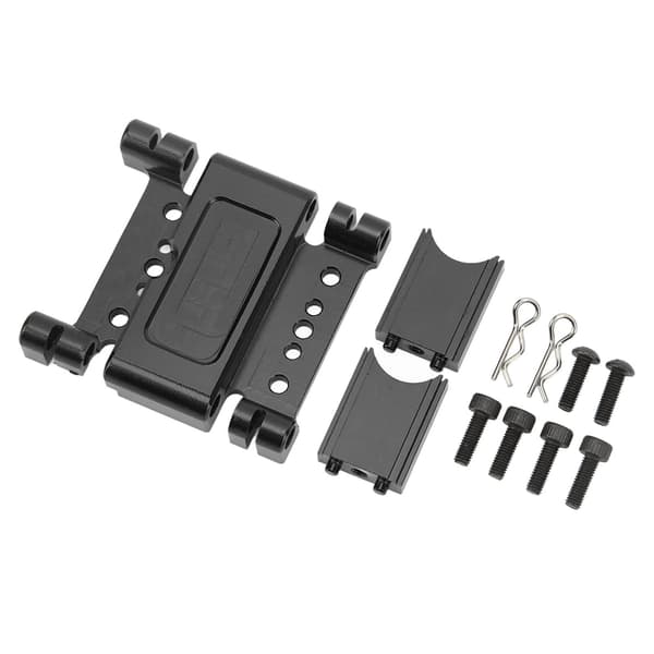 RC Medium Difference Fixing Plate Aluminiumlegering CNC-maskinering Utskiftbare deler for ARRMA 1/7 1/8 Svart