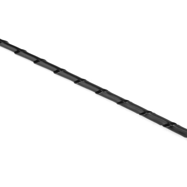 2-pak Sort 6 mm PP Spiral Ledningsbeskytter