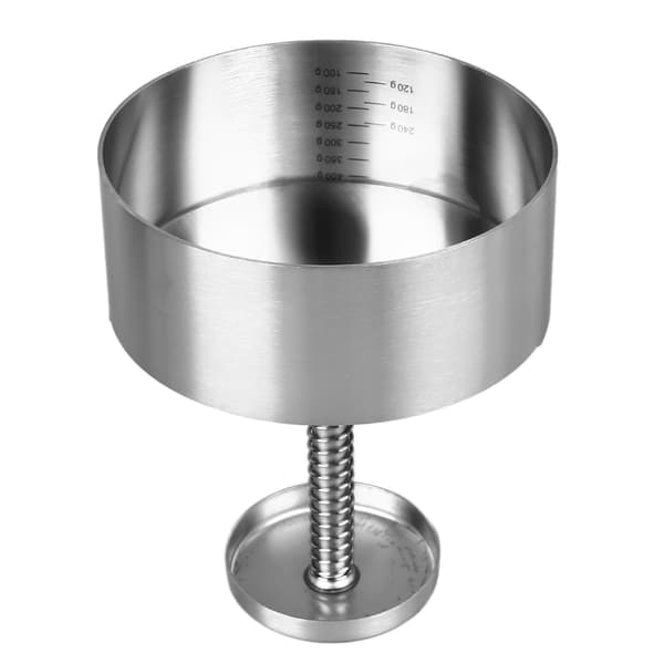 Hamburgerpress Patty Maker Form 304 Rostfritt Stål Burgerpress Köksredskap 11.4cm